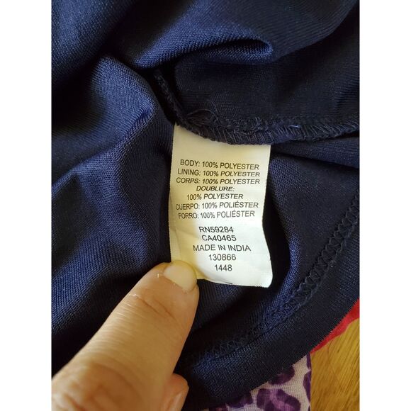 1989 Place Patchwork Dress Girls XL/14 GUC - Picture 4 of 9